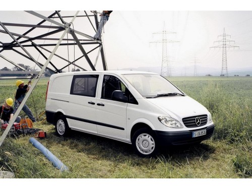 Характеристики грузового фургона Mercedes-Benz Vito 115 CDI MT L1H1 фургон (08.2003 - 02.2010): фото, размеры, грузоподъемность, масса, скорость, двигатель, топливо, отзывы
