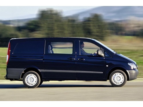 Характеристики грузового фургона Mercedes-Benz Vito 115 CDI MT L2H1 фургон (08.2003 - 02.2010): фото, размеры, грузоподъемность, масса, скорость, двигатель, топливо, отзывы