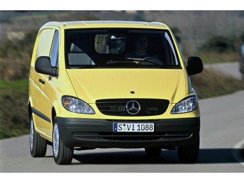 Характеристики грузового фургона Mercedes-Benz Vito 109 CDI MT L1H1 Mixto (08.2003 - 04.2007): фото, размеры, грузоподъемность, масса, скорость, двигатель, топливо, отзывы