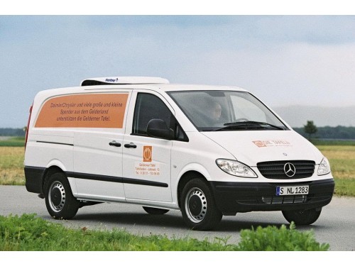 Характеристики грузового фургона Mercedes-Benz Vito 109 CDI MT L1H1 Mixto (08.2003 - 04.2007): фото, размеры, грузоподъемность, масса, скорость, двигатель, топливо, отзывы