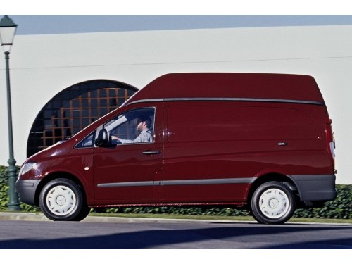 Характеристики грузового фургона Mercedes-Benz Vito 115 CDI MT L1H1 Mixto (08.2003 - 02.2010): фото, размеры, грузоподъемность, масса, скорость, двигатель, топливо, отзывы