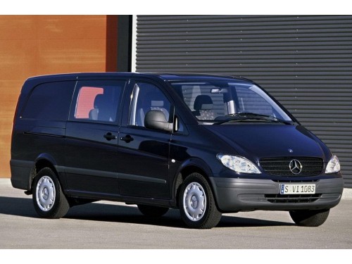 Характеристики грузового фургона Mercedes-Benz Vito 109 CDI MT L1H1 фургон (05.2007 - 02.2010): фото, размеры, грузоподъемность, масса, скорость, двигатель, топливо, отзывы