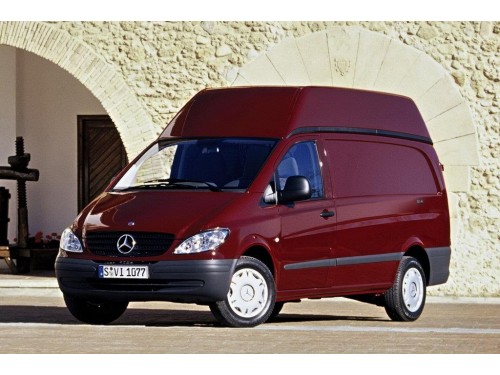 Характеристики грузового фургона Mercedes-Benz Vito 109 CDI MT L1H1 фургон (05.2007 - 02.2010): фото, размеры, грузоподъемность, масса, скорость, двигатель, топливо, отзывы