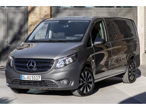 Характеристики цельнометаллического фургона Mercedes-Benz Vito 109 CDI MT L1 (07.2020 - 09.2020): фото, размеры, грузоподъемность, масса, скорость, двигатель, топливо, отзывы