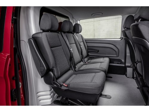 Характеристики цельнометаллического фургона Mercedes-Benz Vito 109 CDI MT L1 (07.2020 - 09.2020): фото, размеры, грузоподъемность, масса, скорость, двигатель, топливо, отзывы