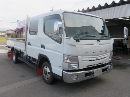 Характеристики грузового автомобиля Mitsubishi Fuso Canter 3.0 Double Cab Standard Cab Standard Roof Long Body Full Low Floor 2t Standard (08.2018 - 10.2020): фото, грузоподъемность, масса, скорость, двигатель, топливо, отзывы