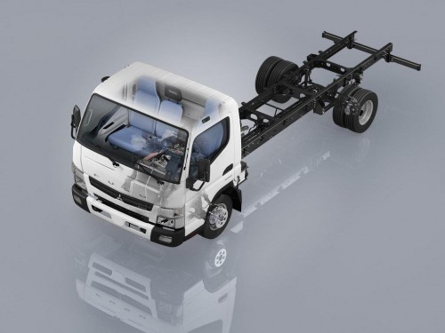 Характеристики грузового автомобиля Mitsubishi Fuso Canter 3.0 MT Шасси 8.5т 3400 (06.2010 - н.в.): фото, грузоподъемность, масса, скорость, двигатель, топливо, отзывы