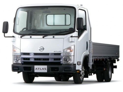 Характеристики грузового автомобиля Nissan Atlas 3.0 3-Way Reinforced Dump Standard Cab Standard Body Full Super Low 3t DX (01.2007 - 12.2012): фото, грузоподъемность, масса, скорость, двигатель, топливо, отзывы