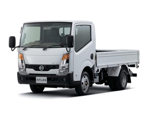 Характеристики бортового грузовика Nissan Atlas 3.0DT Double Cab Long Body Super Low 1.75t (03.2012 - 03.2015): фото, грузоподъемность, масса, скорость, двигатель, топливо, отзывы