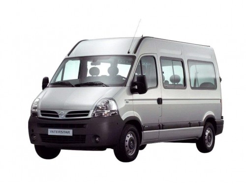 Характеристики минивэна Nissan Interstar 2.2 dCi MT Kombi L2H2 3.5t (09.2003 - 12.2004): фото, места, вместимость, скорость, двигатель, топливо, отзывы