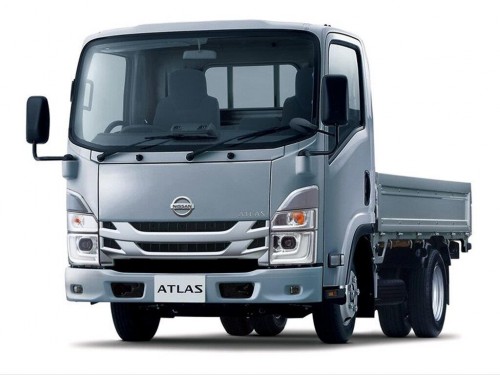 Характеристики бортового грузовика Nissan Atlas 3.0 Double Cab Wide Cab Long Body Full Super Low 2t DX (04.2021 - н.в.): фото, грузоподъемность, масса, скорость, двигатель, топливо, отзывы