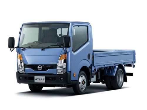 Характеристики бортового грузовика Nissan Atlas 2.0 Single Cab Standard Body Full Super Low 1.5t (06.2007 - 06.2021): фото, грузоподъемность, масса, скорость, двигатель, топливо, отзывы