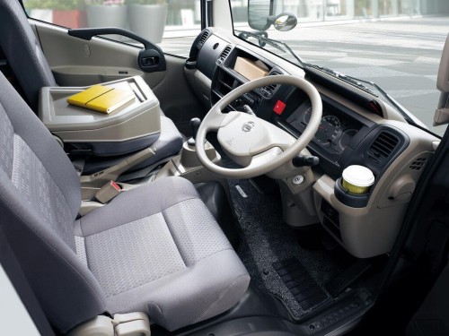 Характеристики бортового грузовика Nissan Atlas 3.0DT Single Cab Standard Body Full Super Low 1.5t (03.2012 - 05.2013): фото, грузоподъемность, масса, скорость, двигатель, топливо, отзывы