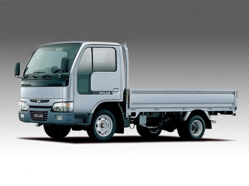 Характеристики бортового грузовика Nissan Atlas 2.0 (08.2003 - 07.2004): фото, грузоподъемность, масса, скорость, двигатель, топливо, отзывы