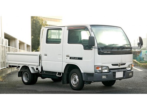 Характеристики бортового грузовика Nissan Atlas 2.0 (08.2003 - 07.2004): фото, грузоподъемность, масса, скорость, двигатель, топливо, отзывы