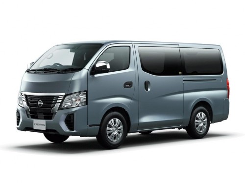 Характеристики цельнометаллического фургона Nissan Caravan 2.5 EX Super Long Body High Roof Low Floor (5 door 3 seat) 4WD (10.2021 - н.в.): фото, размеры, грузоподъемность, масса, скорость, двигатель, топливо, отзывы