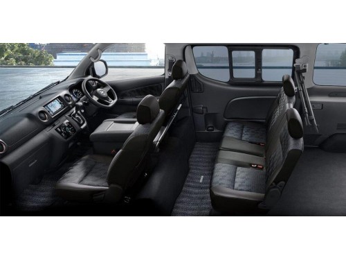 Характеристики цельнометаллического фургона Nissan Caravan 2.5 EX Super Long Body High Roof Low Floor (5 door 3 seat) 4WD (10.2021 - н.в.): фото, размеры, грузоподъемность, масса, скорость, двигатель, топливо, отзывы