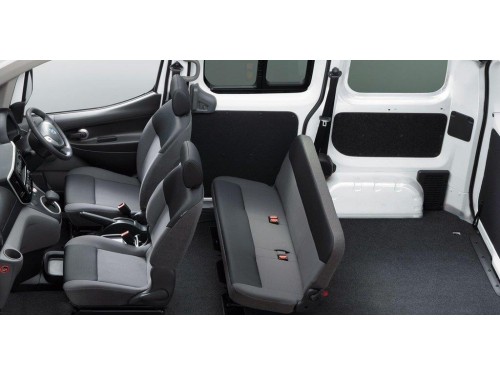 Характеристики грузового фургона Nissan e-NV200 GX 2-seater (10.2014 - 11.2018): фото, размеры, грузоподъемность, масса, скорость, двигатель, топливо, отзывы