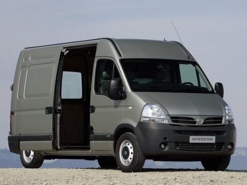 Характеристики грузового фургона Nissan Interstar 2.5 dCi AT Cargo Van L1H2 3.5t (01.2005 - 01.2007): фото, размеры, грузоподъемность, масса, скорость, двигатель, топливо, отзывы