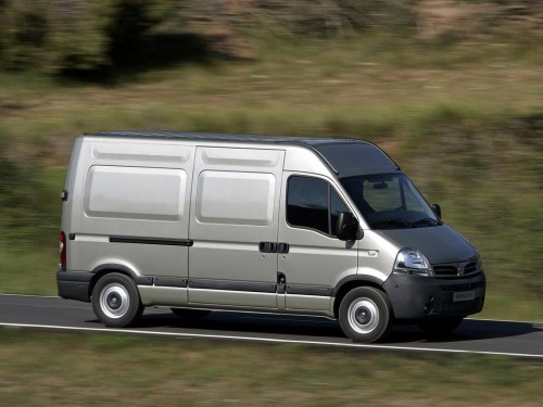 Характеристики грузового фургона Nissan Interstar 2.5 dCi MT Cargo Van L2H2 3.3t (09.2003 - 12.2004): фото, размеры, грузоподъемность, масса, скорость, двигатель, топливо, отзывы