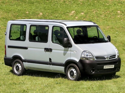 Характеристики минивэна Nissan Interstar 2.5 dCi AT Kombi L2H2 3.5t Comfort (02.2007 - 02.2010): фото, места, вместимость, скорость, двигатель, топливо, отзывы