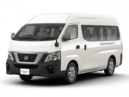 Характеристики автобуса Nissan NV350 Caravan Microbus 2.5 DX Super Long Body Wide High Roof (07.2017 - 09.2021): фото, места, схема, вместимость, скорость, двигатель, топливо, масса, отзывы