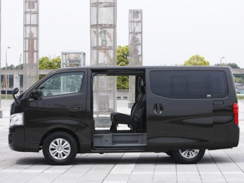 Характеристики минивэна Nissan NV350 Caravan 2.0 DX Emergency Brake Package Long Body (5 door 6 seat) (02.2016 - 10.2016): фото, места, вместимость, скорость, двигатель, топливо, отзывы