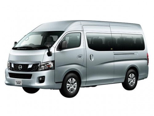 Характеристики автобуса Nissan NV350 Caravan 2.5 GX Super Long Body Wide High Roof Diesel Turbo (02.2016 - 10.2016): фото, места, схема, вместимость, скорость, двигатель, топливо, масса, отзывы