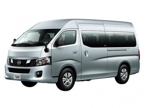 Характеристики автобуса Nissan NV350 Caravan 2.5 GX Super Long Body Wide High Roof (12.2012 - 01.2016): фото, места, схема, вместимость, скорость, двигатель, топливо, масса, отзывы