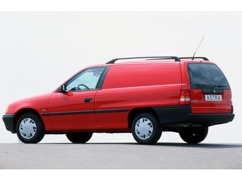 Характеристики цельнометаллического фургона Opel Astra 1.4i MT Base (10.1991 - 07.1994): фото, размеры, грузоподъемность, масса, скорость, двигатель, топливо, отзывы