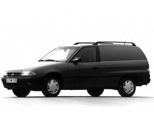 Характеристики цельнометаллического фургона Opel Astra 1.6i MT Base (10.1991 - 07.1994): фото, размеры, грузоподъемность, масса, скорость, двигатель, топливо, отзывы