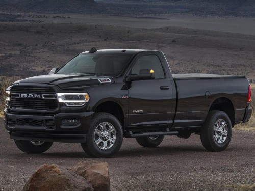 Характеристики бортового грузовика Ram 3500 6.4 AT 4x4 Tradesman Crew Cab Short Box SRW (03.2019 - н.в.): фото, грузоподъемность, масса, скорость, двигатель, топливо, отзывы