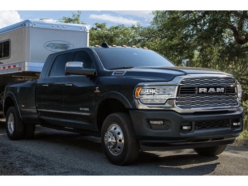 Характеристики бортового грузовика Ram 3500 6.4 AT 4x4 Limited Longhorn Mega Cab Short Box SRW (03.2019 - н.в.): фото, грузоподъемность, масса, скорость, двигатель, топливо, отзывы
