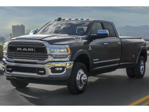 Характеристики бортового грузовика Ram 3500 6.4 AT 4x2 Laramie Crew Cab Short Box SRW (03.2019 - н.в.): фото, грузоподъемность, масса, скорость, двигатель, топливо, отзывы