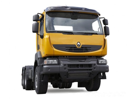 Характеристики седельного тягача Renault Kerax 10.8 AMT 4x2 High Sleeper cab 3500 (06.2009 - 12.2014): фото, размеры, грузоподъемность, масса, скорость, двигатель, топливо, отзывы