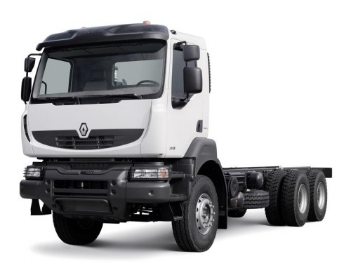 Характеристики тягача Renault Kerax 10.8 AT 4x4 Day cab 3500 (06.2009 - 12.2014): фото, размеры, грузоподъемность, масса, скорость, двигатель, топливо, отзывы