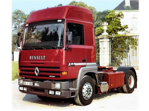 Характеристики седельного тягача Renault Major 12.0 MT 4x2 R350 ti 18T Luxe 3300 (12.1991 - 01.1993): фото, размеры, грузоподъемность, масса, скорость, двигатель, топливо, отзывы