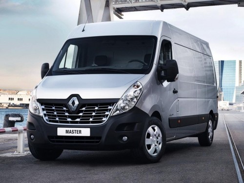 Характеристики грузового фургона Renault Master 2.3 dCi FWD MT L2H2 3.5т (11.2015 - 06.2020): фото, размеры, грузоподъемность, масса, скорость, двигатель, топливо, отзывы