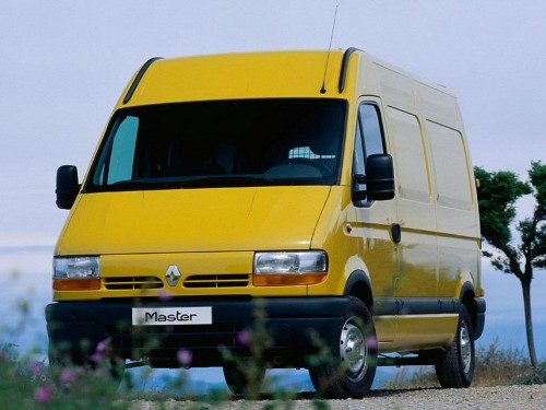 Характеристики грузового фургона Renault Master 2.2 dCi FWD MT L1H1 3.5t (05.2000 - 08.2003): фото, размеры, грузоподъемность, масса, скорость, двигатель, топливо, отзывы