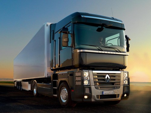 Характеристики седельного тягача Renault Magnum 12.8 AMT 4x2 Legend 4120 (11.2011 - 06.2013): фото, размеры, грузоподъемность, масса, скорость, двигатель, топливо, отзывы