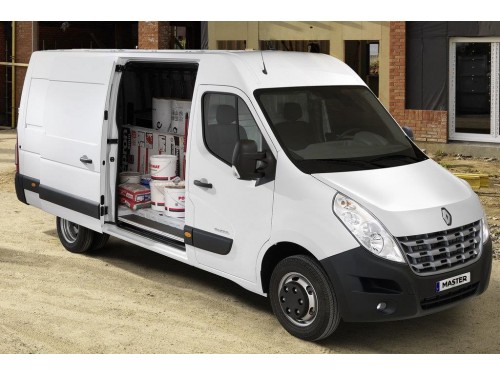 Характеристики грузового фургона Renault Master 2.3 dCi FWD MT L1H1 3.5т (12.2010 - 04.2013): фото, размеры, грузоподъемность, масса, скорость, двигатель, топливо, отзывы