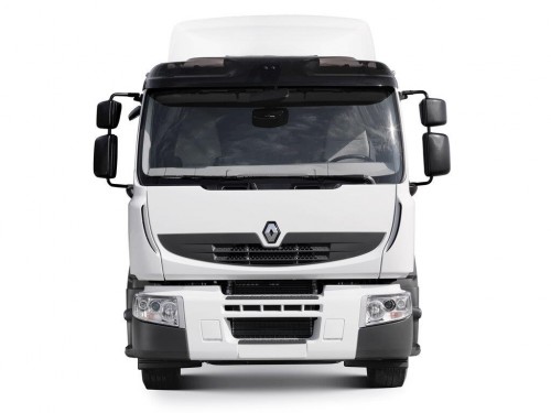 Характеристики тягача Renault Premium 7.2 MT 4x2 Sleeper cab 5000 (01.2006 - 09.2013): фото, размеры, грузоподъемность, масса, скорость, двигатель, топливо, отзывы