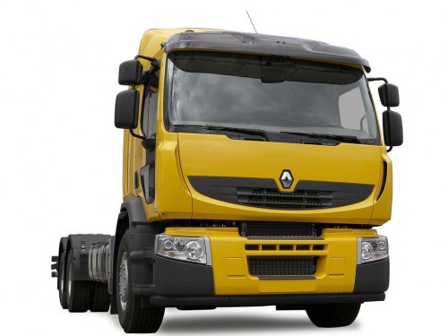 Характеристики тягача Renault Premium 7.2 MT 4x2 Sleeper cab High 5500 (01.2006 - 09.2013): фото, размеры, грузоподъемность, масса, скорость, двигатель, топливо, отзывы