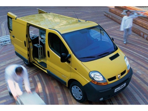 Характеристики грузового фургона Renault Trafic 1.9 dCi MT L1H1 2.9t Panel Van (09.2001 - 09.2006): фото, размеры, грузоподъемность, масса, скорость, двигатель, топливо, отзывы