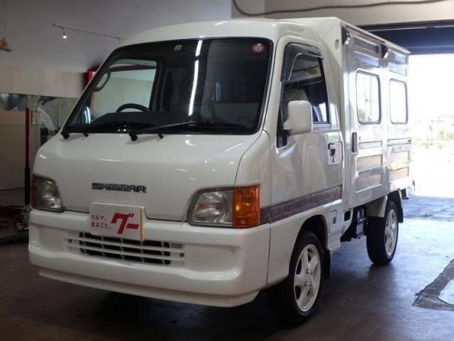 Характеристики грузового автомобиля Subaru Sambar Truck 660 Panel van VB high roof 4WD (02.2002 - 08.2002): фото, грузоподъемность, масса, скорость, двигатель, топливо, отзывы