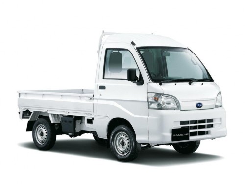 Характеристики бортового грузовика Subaru Sambar Truck 660 High Roof 3-Way 4WD (04.2012 - 08.2014): фото, грузоподъемность, масса, скорость, двигатель, топливо, отзывы