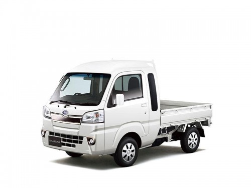 Характеристики грузового автомобиля Subaru Sambar Truck 660 Grand Cab High Roof 3-way (11.2017 - 04.2018): фото, грузоподъемность, масса, скорость, двигатель, топливо, отзывы