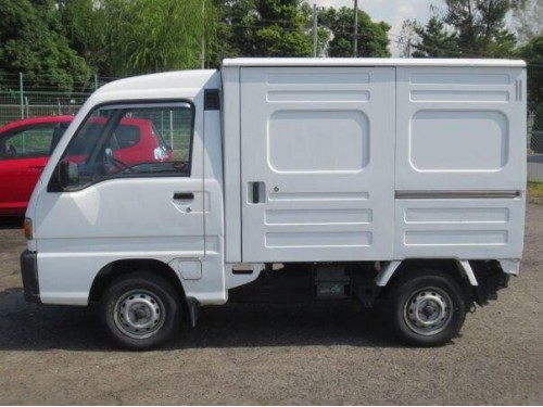 Характеристики грузового автомобиля Subaru Sambar Truck 660 Panel Van STD High Roof (09.1992 - 01.1999): фото, грузоподъемность, масса, скорость, двигатель, топливо, отзывы