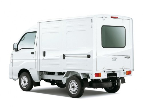 Характеристики грузового автомобиля Subaru Sambar Truck 660 Panel Van 2-Way High Roof 4WD (04.2012 - 08.2014): фото, грузоподъемность, масса, скорость, двигатель, топливо, отзывы