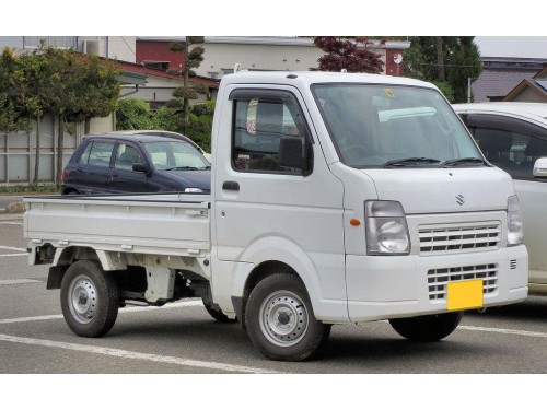 Характеристики бортового грузовика Suzuki Carry Truck 660 KC 3-way 4WD (08.2005 - 03.2009): фото, грузоподъемность, масса, скорость, двигатель, топливо, отзывы